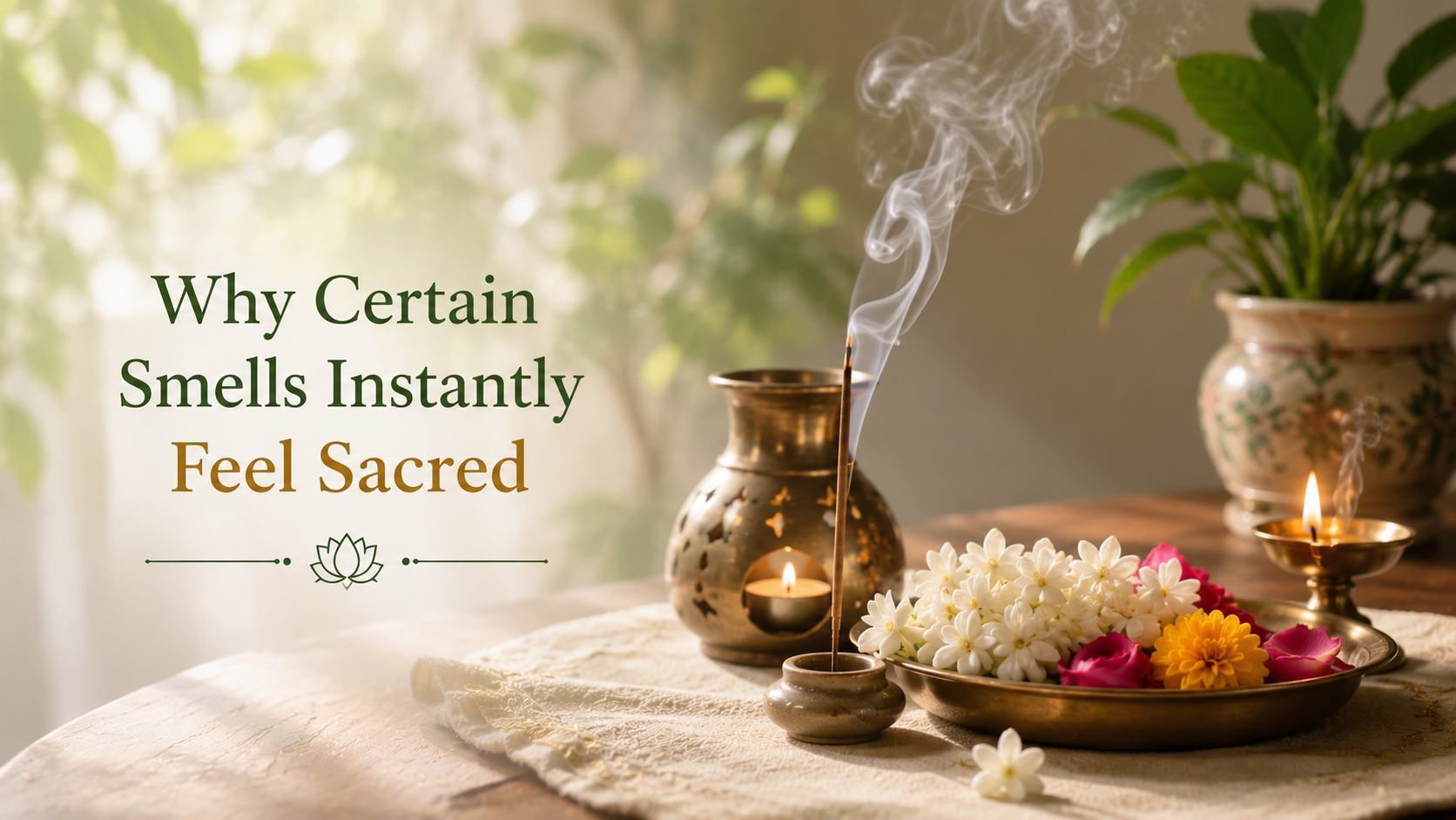 Why Certain Smells Instantly Feel Sacred