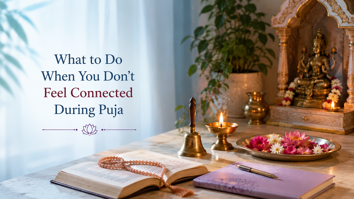 What to Do When You Don’t Feel Connected During Puja