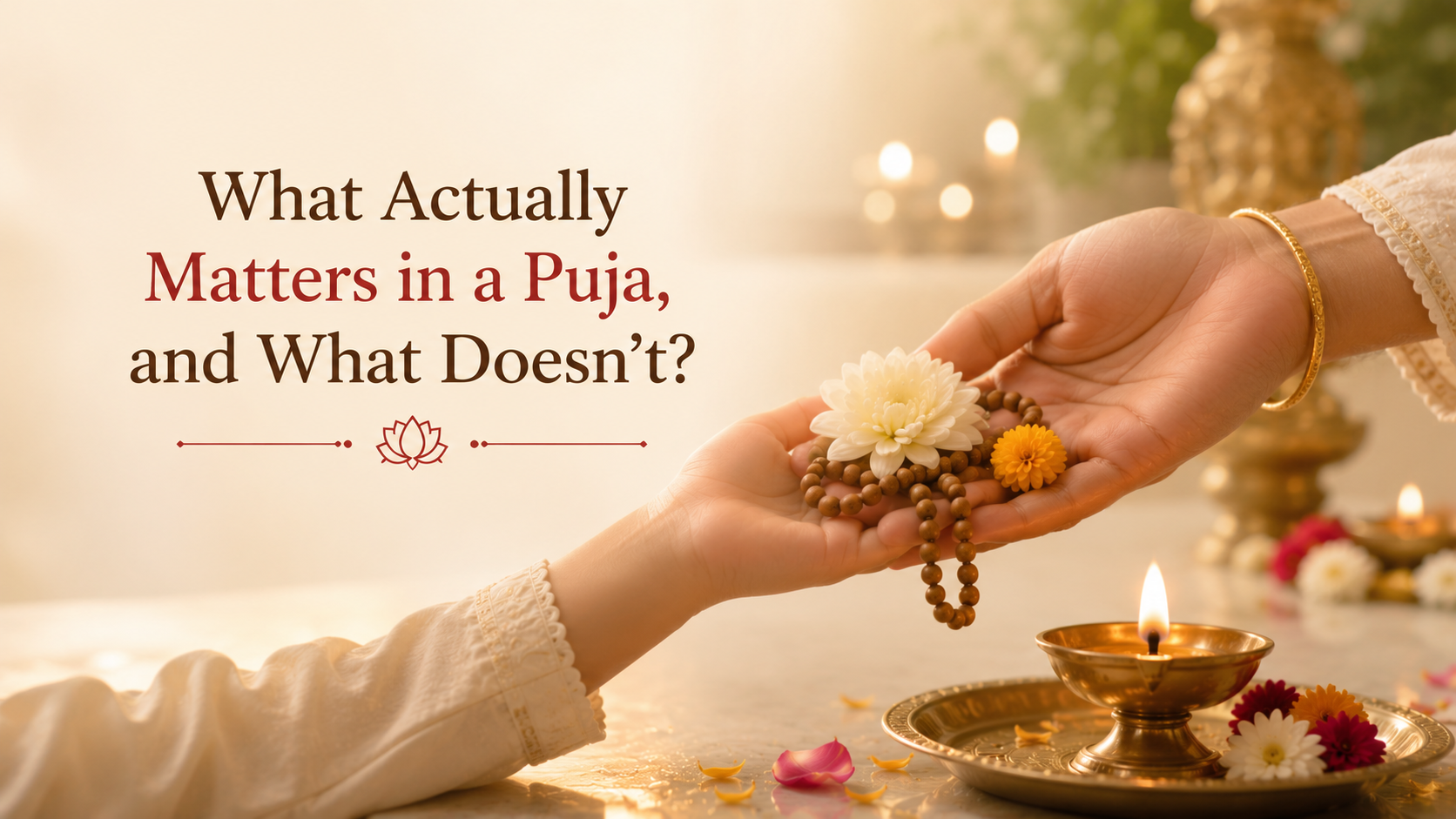 What Actually Matters in a Puja? (And What Doesn’t)