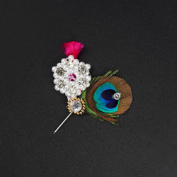 Peacock feather Kalgi