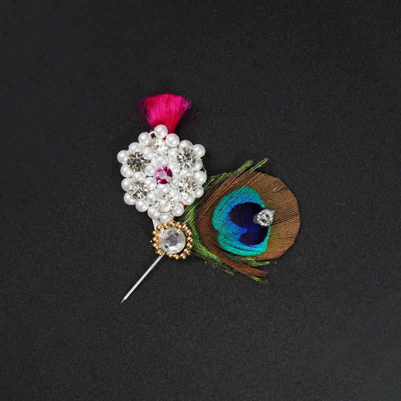 Peacock feather Kalgi