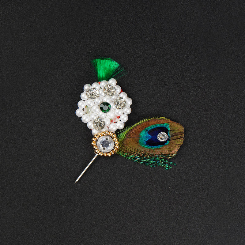 Peacock feather Kalgi