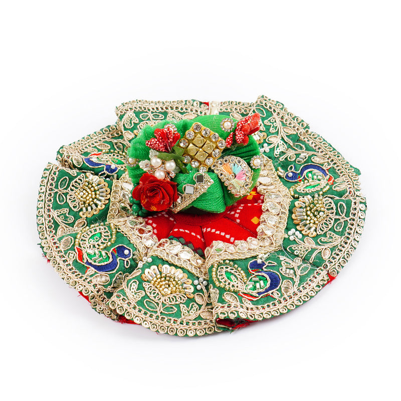 Haritima Lace Shringar Laddu Gopal Poshak