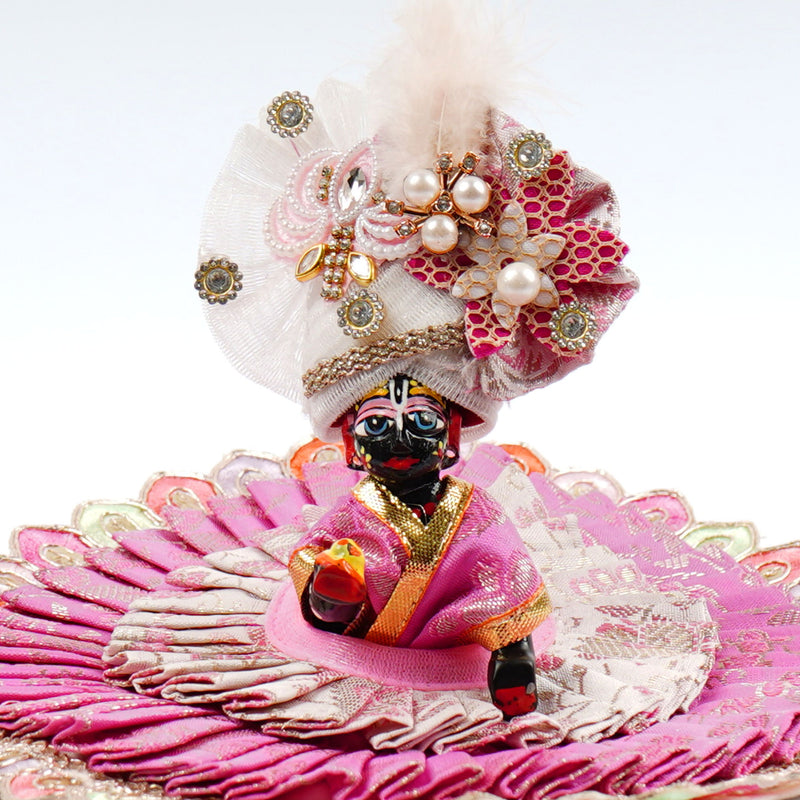 Padmika Temple Lace Shringar Laddu Gopal Poshak