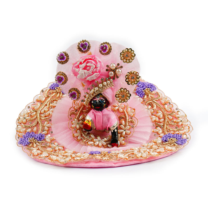 Komalika Zardosi Shringar Laddu Gopal Poshak