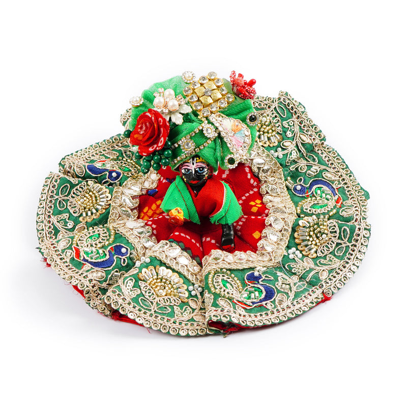 Haritima Lace Shringar Laddu Gopal Poshak