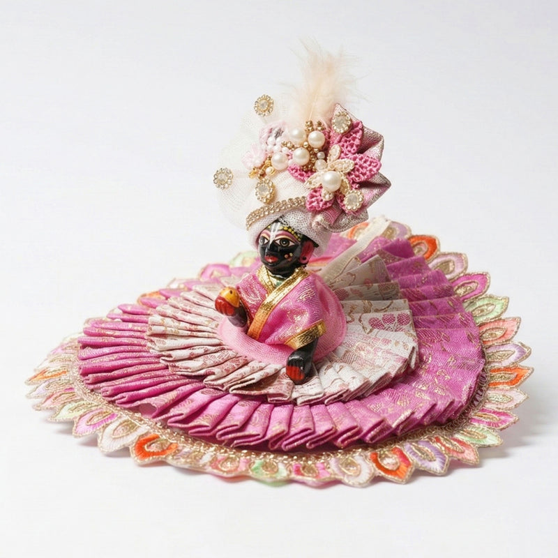 Padmika Temple Lace Shringar Laddu Gopal Poshak