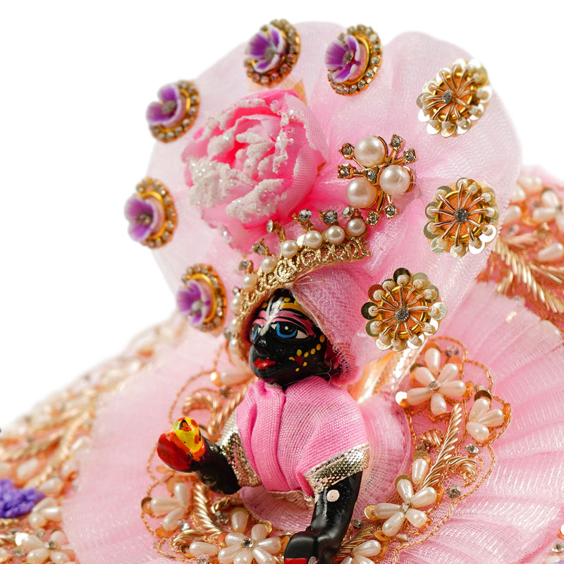 Komalika Zardosi Shringar Laddu Gopal Poshak