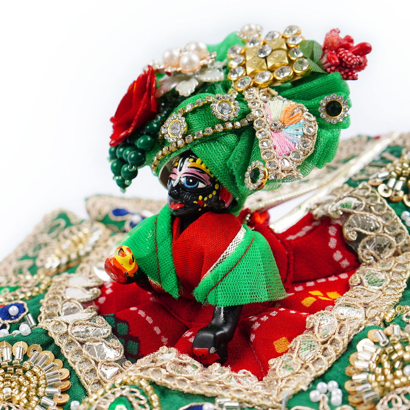 Haritima Lace Shringar Laddu Gopal Poshak