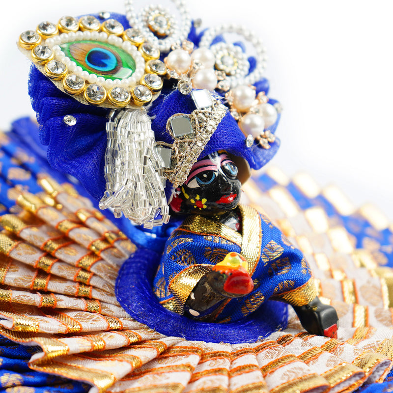 Neelkanthi Brocade Shringar Laddu Gopal Poshak