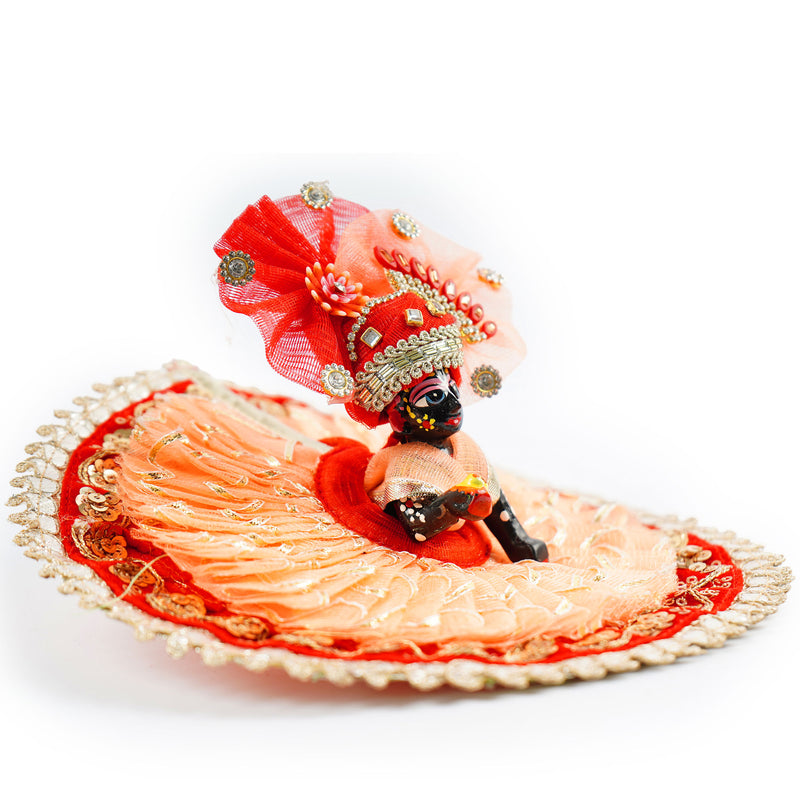 Kanika Lace Shringar Laddu Gopal Poshak