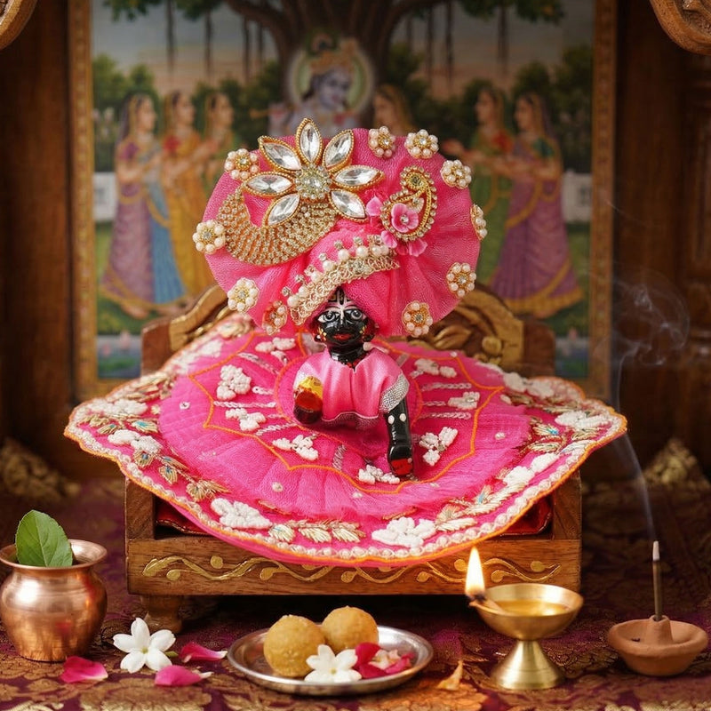 Lalima Zardosi Shringar Laddu Gopal Poshak