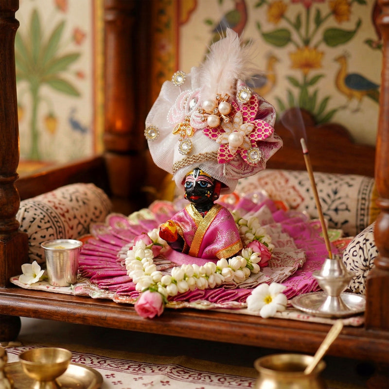 Padmika Temple Lace Shringar Laddu Gopal Poshak
