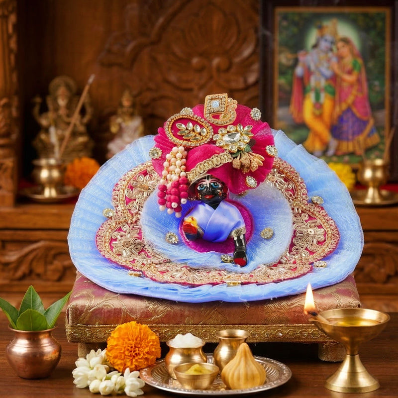 Ambarika Lace Shringar Laddu Gopal Poshak