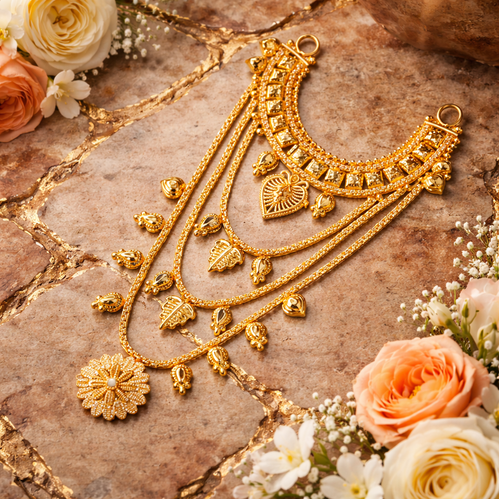 Trilayika Haar (Layered Necklace)