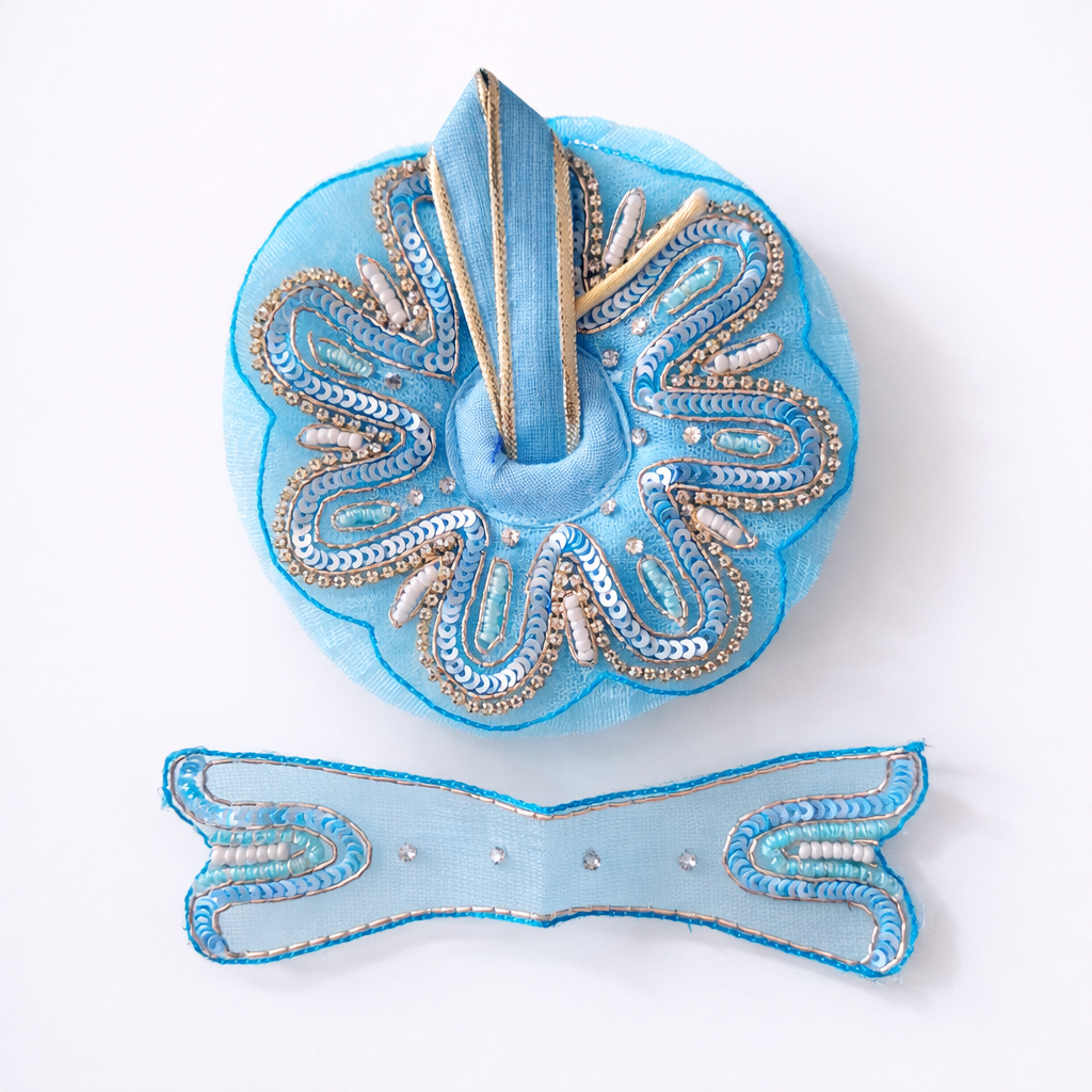 Shyam Aasmani Shringar laddugopal poshak