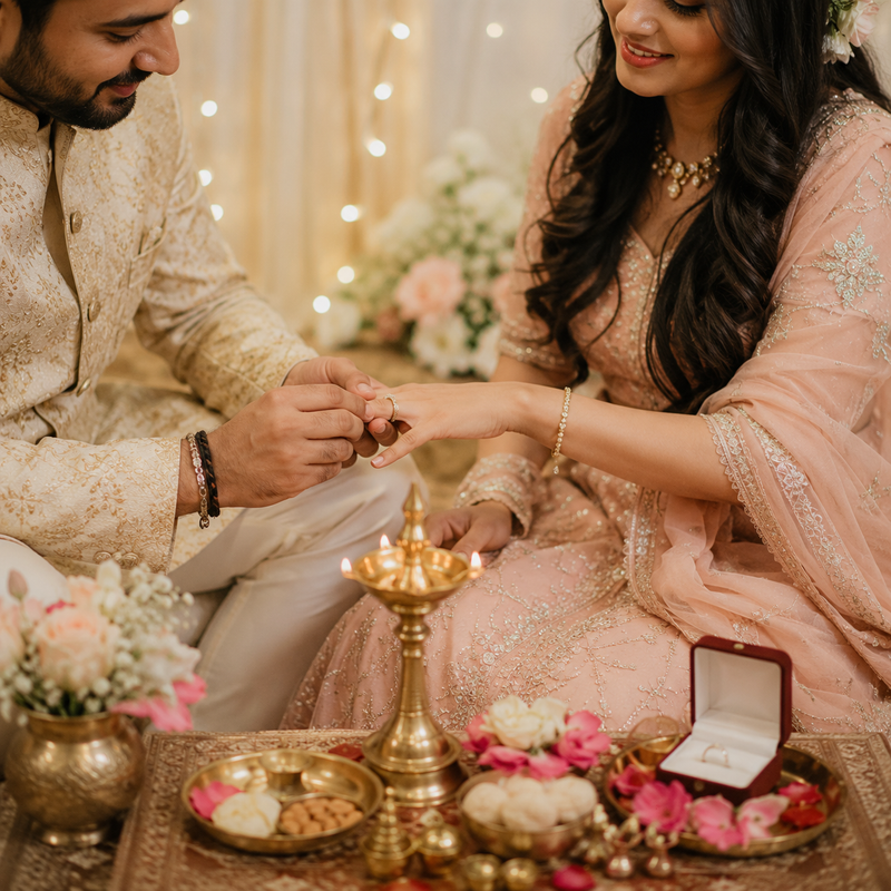 Engagement Puja