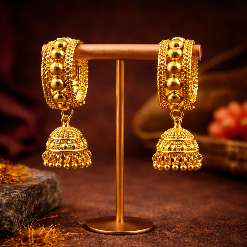 Jhankarika Bal Kangan with Jhumka (Bracelet Set)